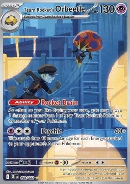 Pokemon TCG Team Rocket's Orbeetle (DRI 198)