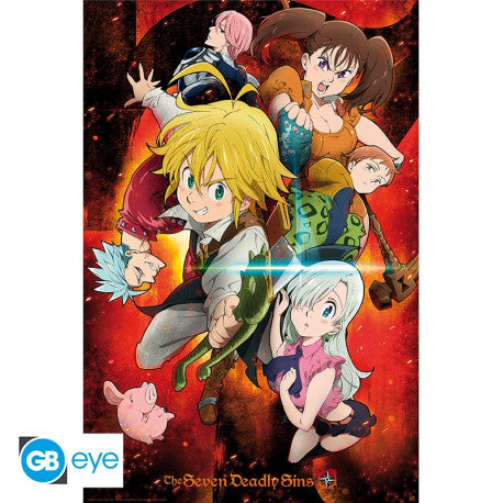 The Seven Deadly Sins Characters Poster