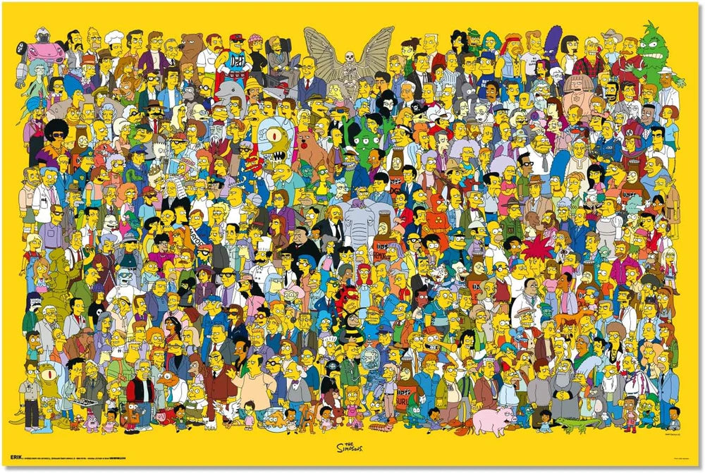 The Simpsons Cast Poster