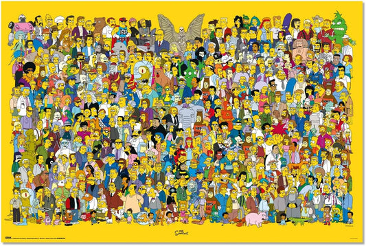 The Simpsons Cast Poster