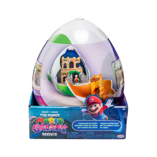 The Super Mario Galaxy Movie Yoshi Egg Playset with Exclusive Figures