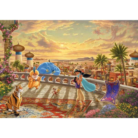 Thomas Kinkade: Disney Jasmine Dancing in the Desert Sunset (1000pc)