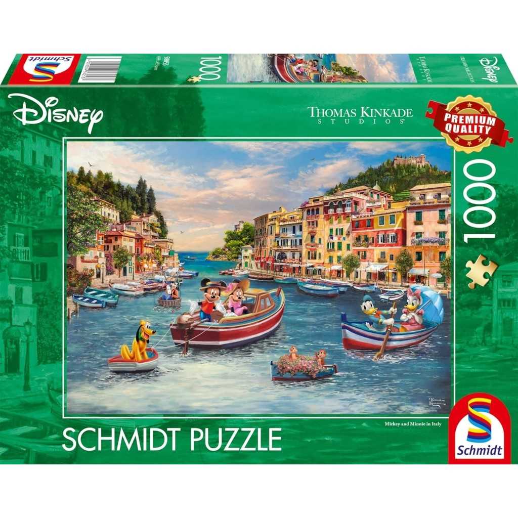 Thomas Kinkade: Disney Mickey and Minnie in Italy (1000pc)