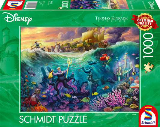 Thomas Kinkade Disneys The Little Mermaid Ursula Puzzle