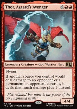 Magic the Gathering Thor, Asgard's Avenger (MSC 0756)