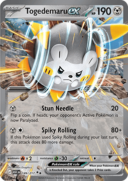 Pokemon TCG Togedemaru ex (ASC 149)