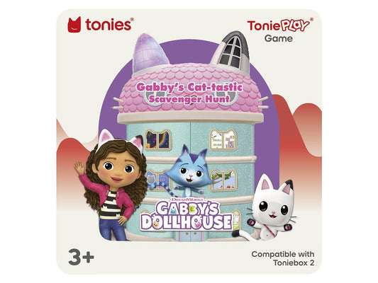 Tonies Toniebox 2 Tonieplay Gabby's Dollhouse Gabby's Cat-tastic Scavenger Hunt