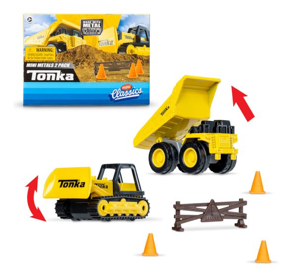 Tonka - Mini Classics Metal Movers 2-Pack