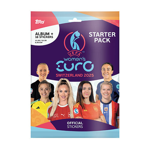 Topps UEFA Womens Euros - 2025 Stickers Starter Pack