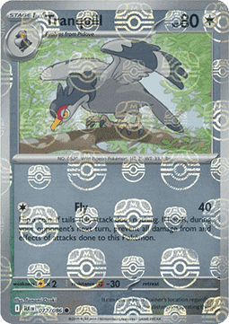 Pokemon TCG Tranquill (xBLK 072) Masterball