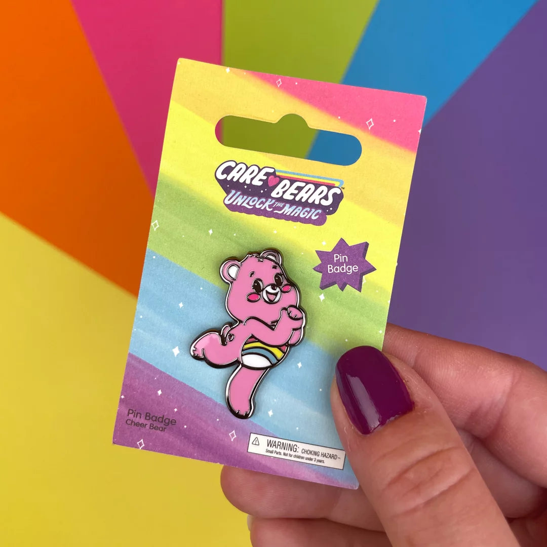 Unlock Cheer Bear Pin Badge