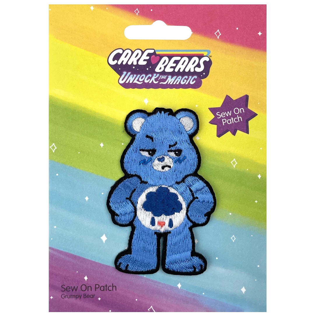 Unlock Grumpy Bear Sew On Patch