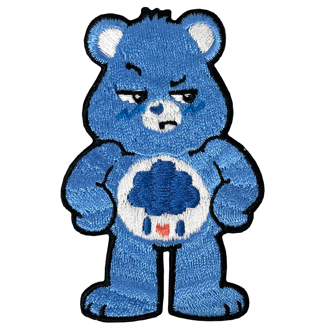 Unlock Grumpy Bear Sew On Patch