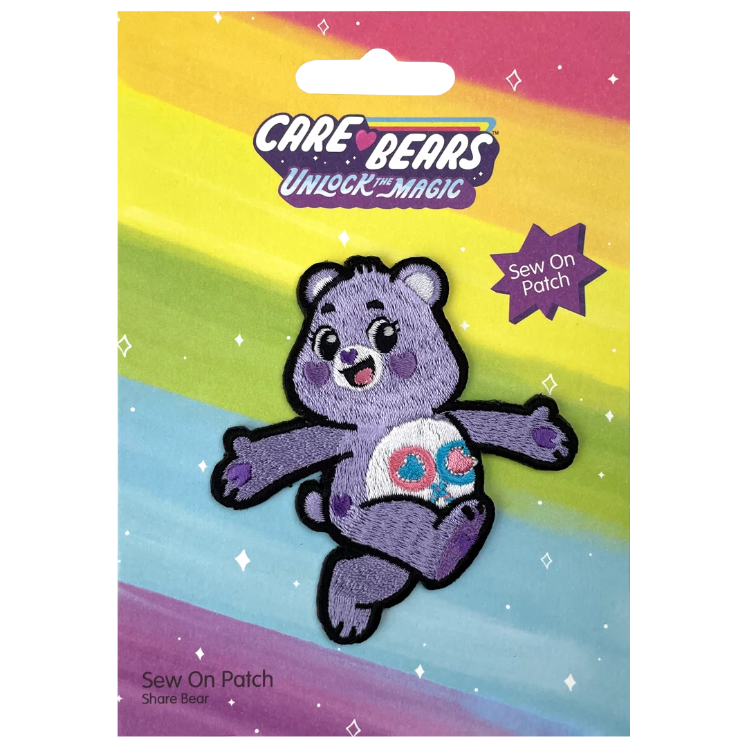 Unlock Share Bear Sew On Patch