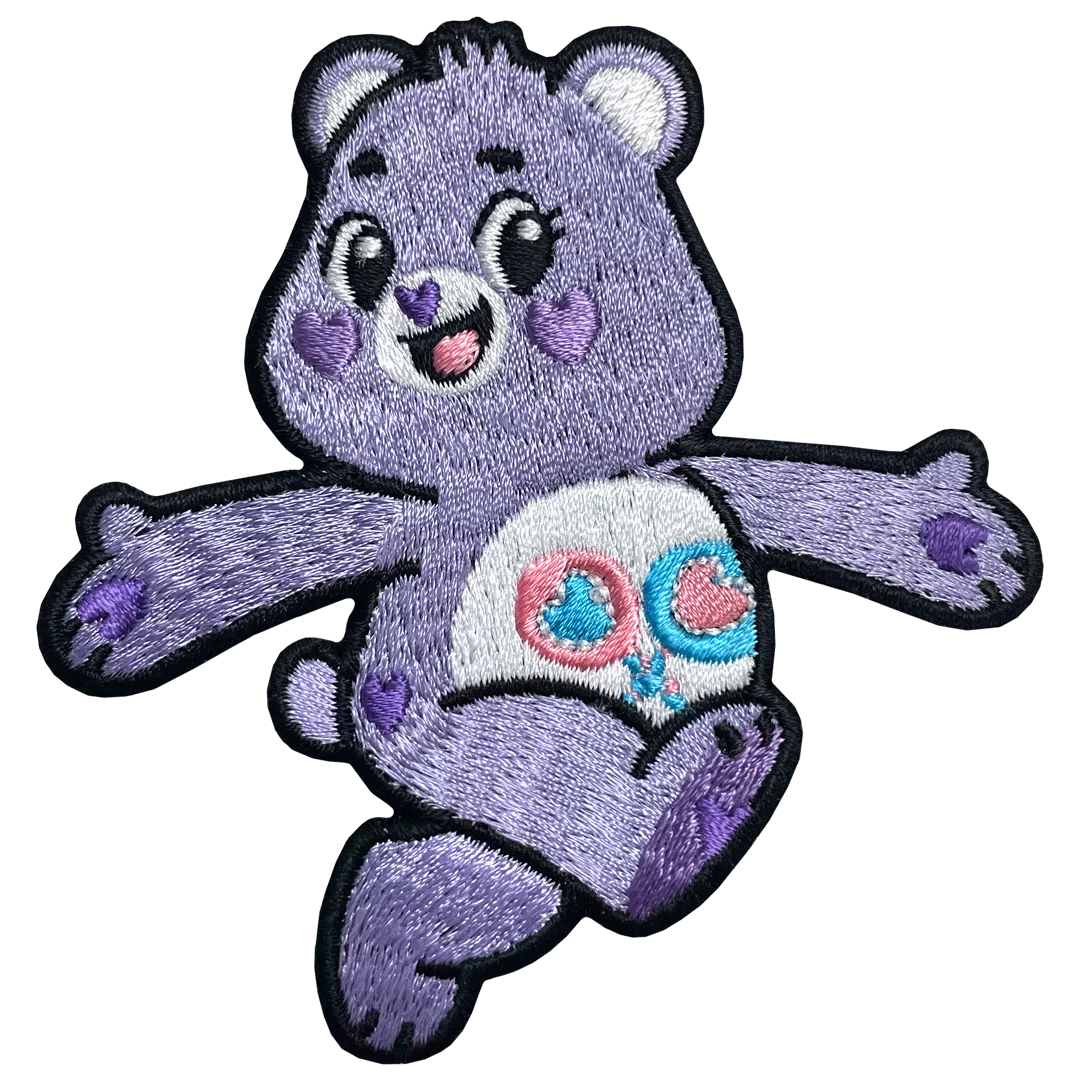 Unlock Share Bear Sew On Patch