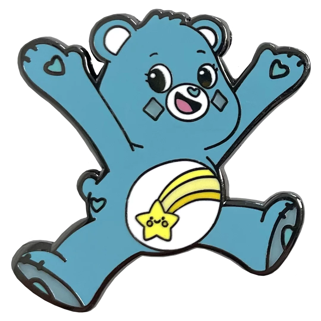 Unlock Wish Bear Pin Badge