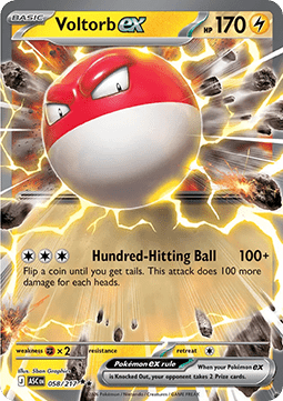 Pokemon TCG Voltorb ex (ASC 058)