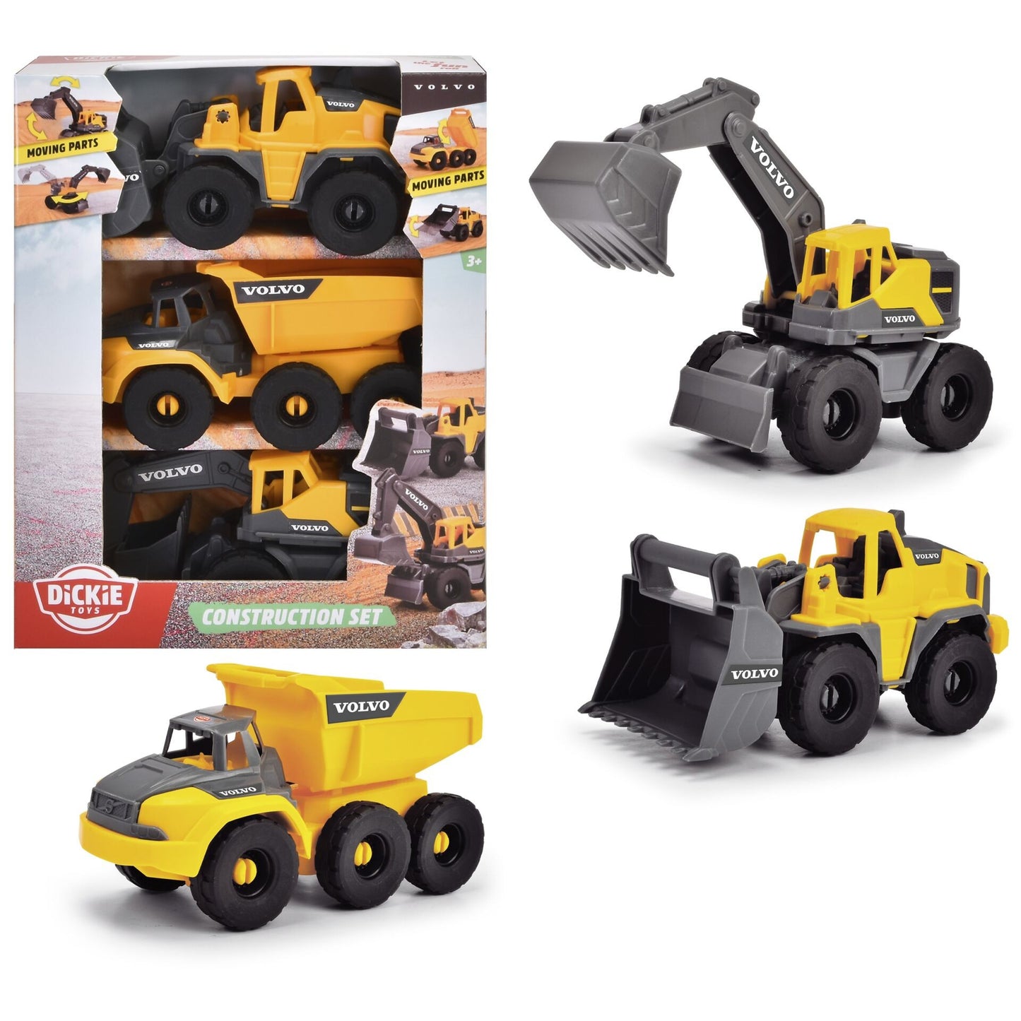 Volvo Construction Team 3-Pack