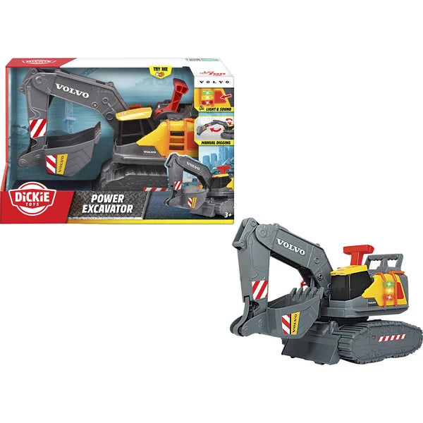 Volvo Power Excavator with Lights & Sounds