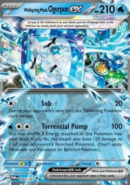 Pokemon TCG Wellspring Mask Ogerpon ex (TWM 064)