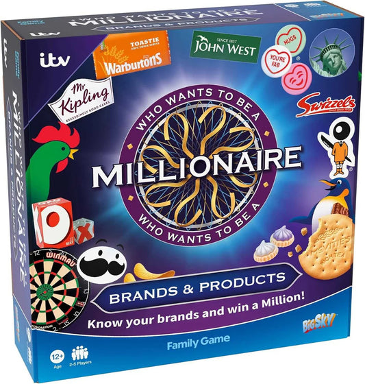 Who Wants to be a Millionaire: Brands & Products Board Game