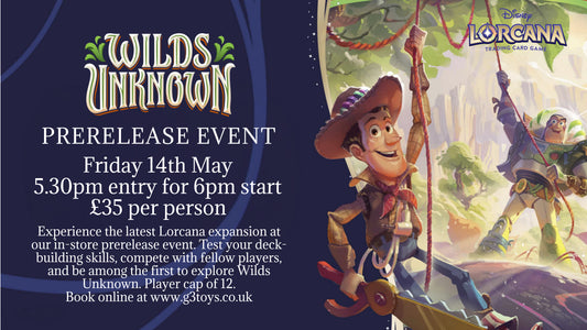 Lorcana TCG - Wilds Unknown Prerelease Event