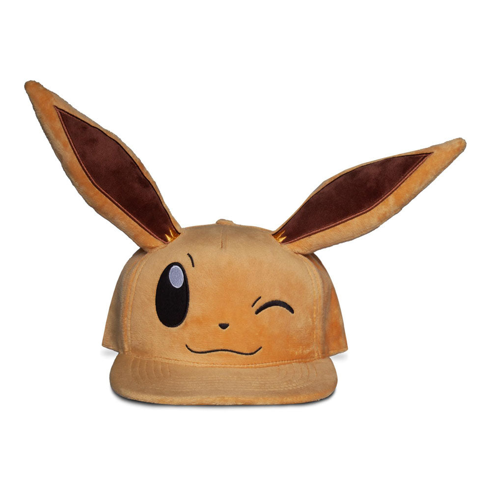 Pokemon - Winking Plush Eevee - Snapback Cap