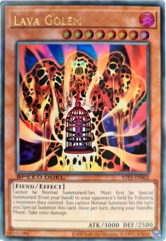 YU-GI-OH! TCG - Lava Golem - STP3 EN002