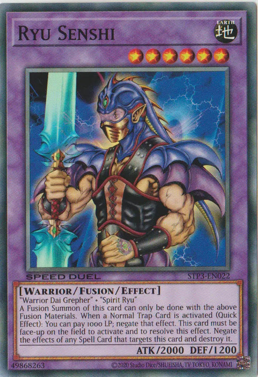 YU-GI-OH! TCG - Ryu Senshi - STP3 EN022