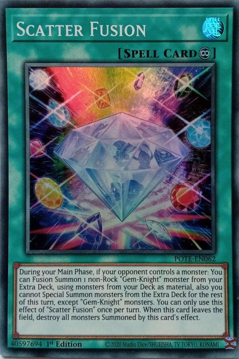 YU-Gi-Oh TCG Scatter Fusion POTE-EN062 (1st Edition)