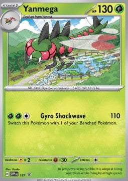 Pokemon TCG Yanmega (SVP 187)