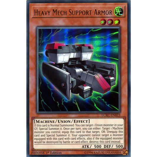 Yu-GI-Oh TCG Heavy Mech Support Armor LCKC-EN023 (1st Edition)