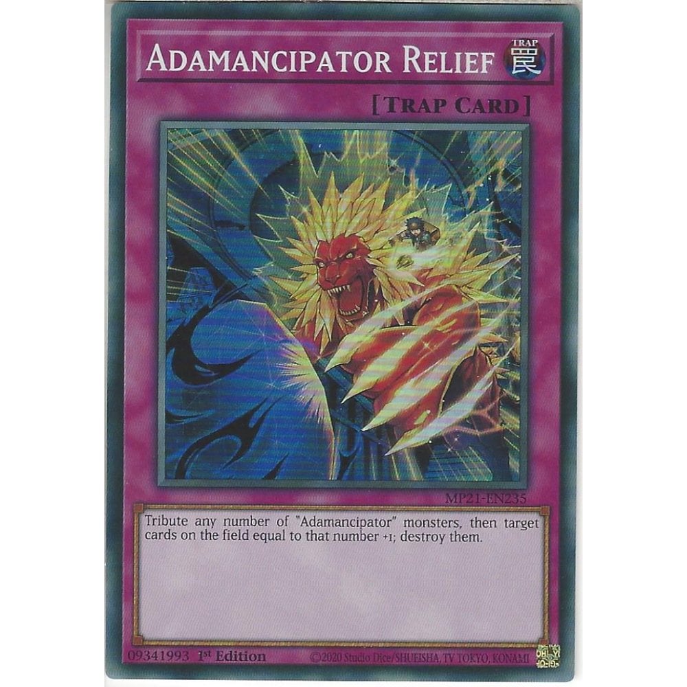 Yu-Gi-Oh TCG Adamancipator Relief MP21-EN235