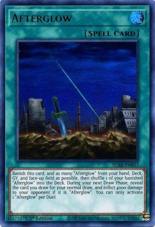 Yu-Gi-Oh TCG Afterglow BLAR-EN017 (1st Edition)