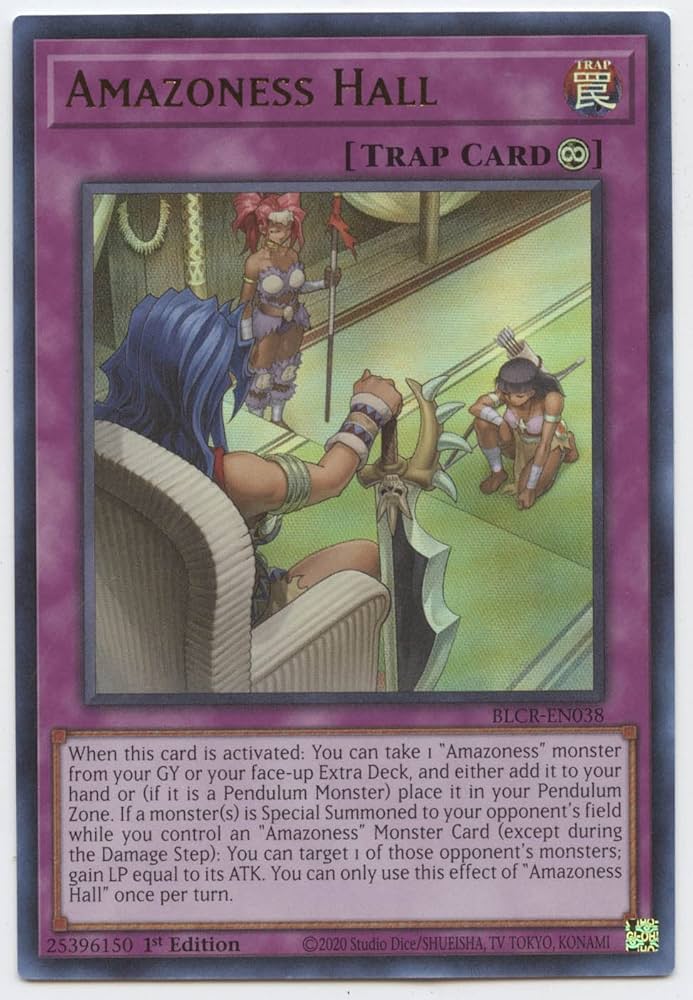 Yu-Gi-Oh TCG Amazoness Hall BLCR-EN038