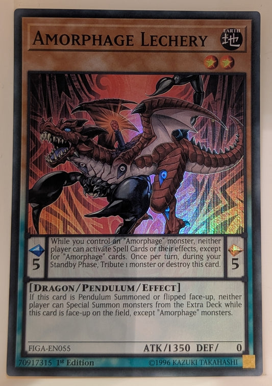 Yu-Gi-Oh TCG Amorphage Lechery FIGA-EN055