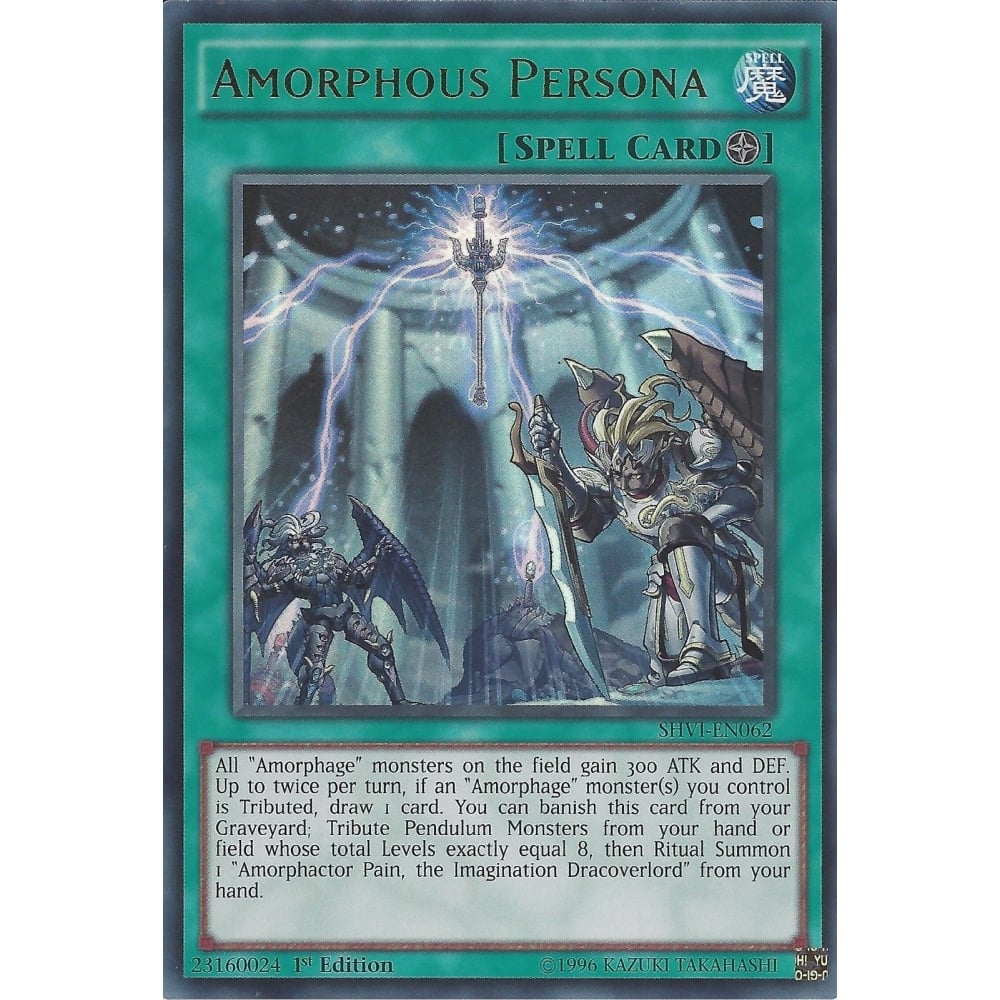 Yu-Gi-Oh TCG Amorphous Persona SHVI-EN062 (1st Edition)