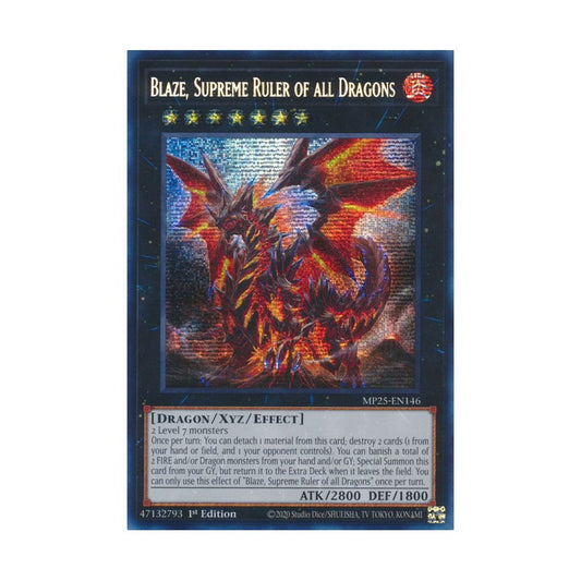 Yu-Gi-Oh TCG Blaze, Supreme Ruler of All Dragons MP25-EN146