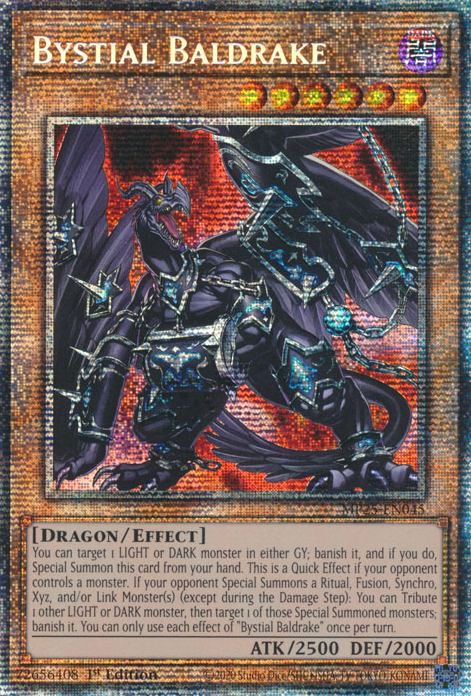 Yu-Gi-Oh TCG Bystial Baldrake MP25-EN045 (1st Edition)