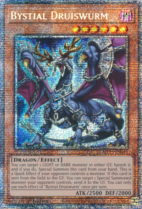 Yu-Gi-Oh TCG Bystial Druiswurm MP23-EN044 (1st Edition)