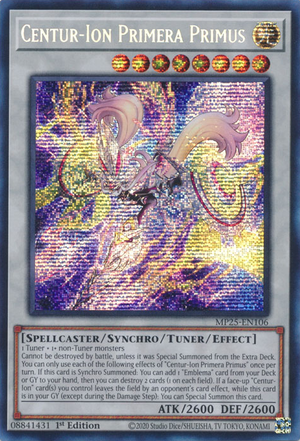 Yu-Gi-Oh TCG Centur-ion Primera Primus MP25-EN106
