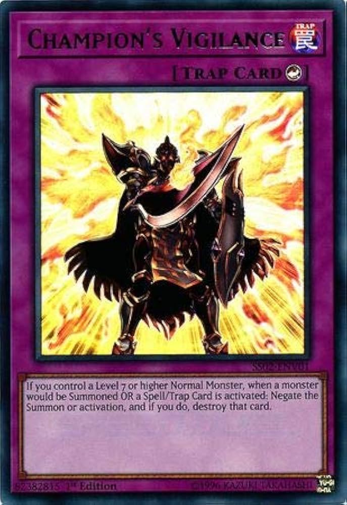 Yu-Gi-Oh TCG Champions Vigilance SS02-ENV01 (1st Edition)