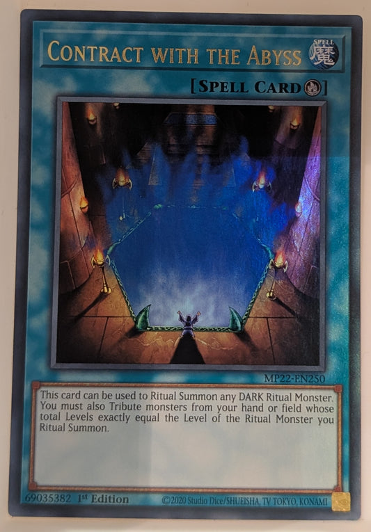 Yu-Gi-Oh TCG Contract with the Abyss MP22-EN250