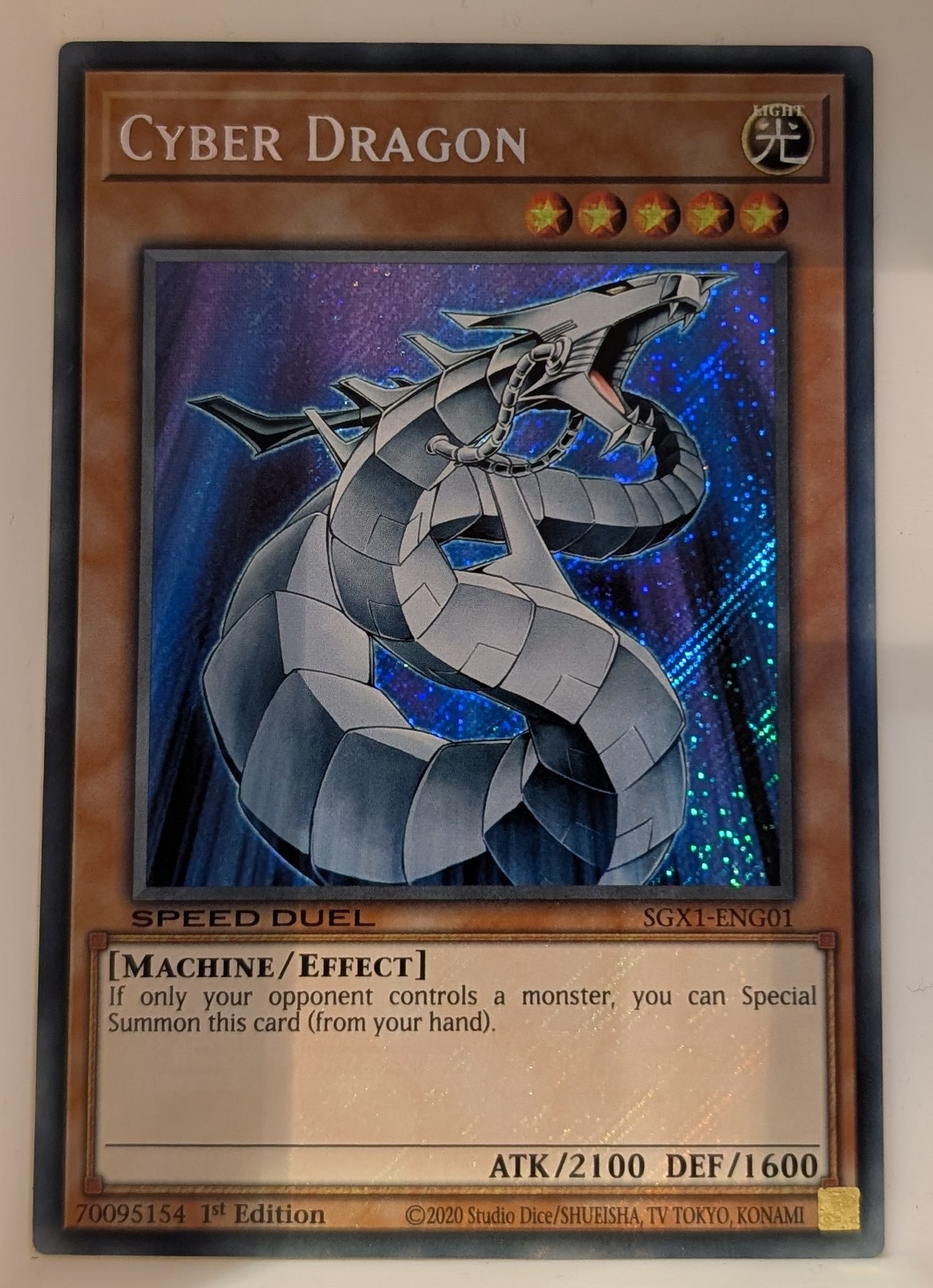 Yu-Gi-Oh TCG Cyber Dragon SGX1-ENG01 (Speed Duel)