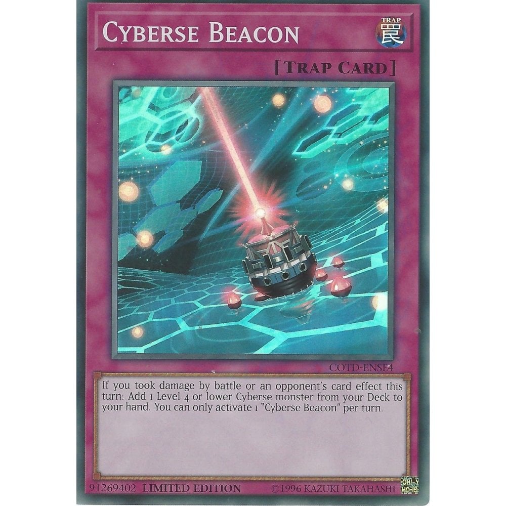 Yu-Gi-Oh TCG Cyberse Beacon COTD-ENSE4 (Limited Edition)