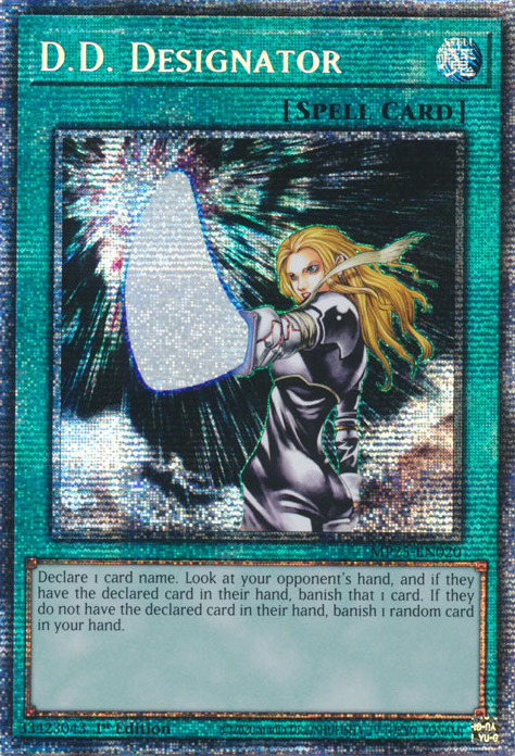 Yu-Gi-Oh TCG D.D. Designator MP25-EN020 (1st Edition)