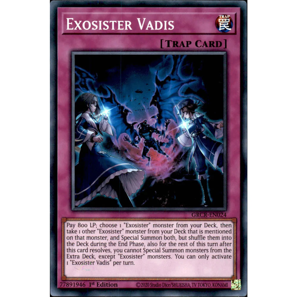 Yu-Gi-Oh TCG Exosister Vadis GRCR-EN024