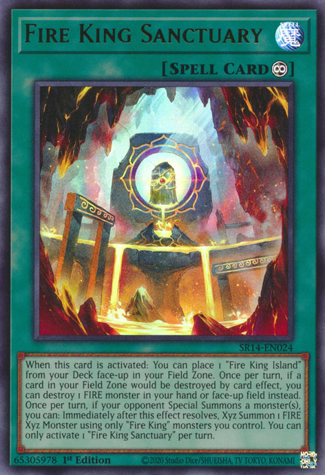 Yu-Gi-Oh TCG Fire King Sanctuary SR14-EN024