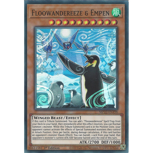 Yu-Gi-Oh TCG Floowandereeze & Empen MP22-EN198 (1st Edition)