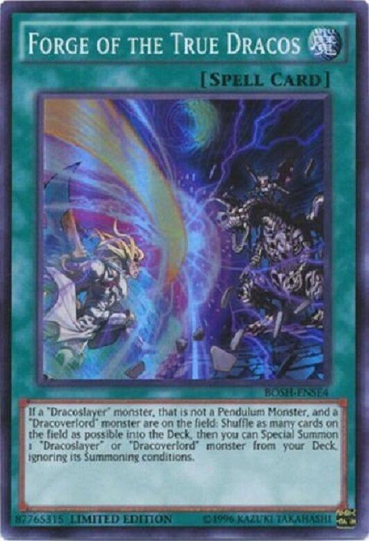 Yu-Gi-Oh TCG Forge of the True Dracos BOSH-ENSE4 (Limited Edition)